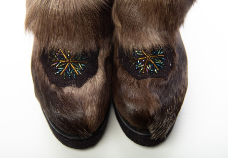 Полуботинки женские из камуса оленя №8 Полуботинки женские из камуса оленя №8